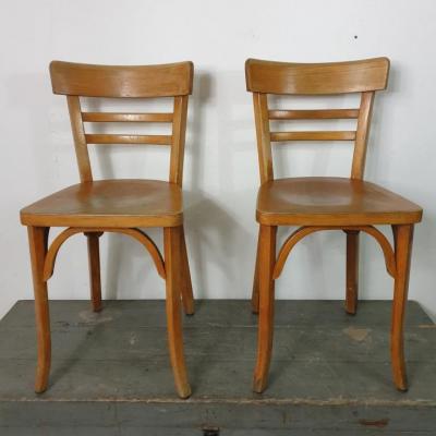 2 chaises bistrot lot g
