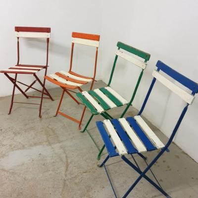 2 chaises de guinguettes