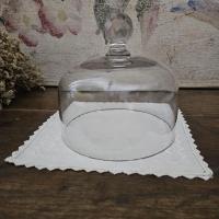 2 cloche en verre diamant