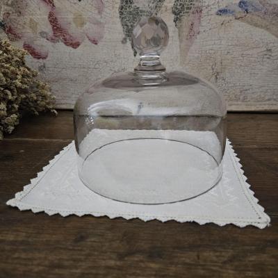 Cloche en verre diamant