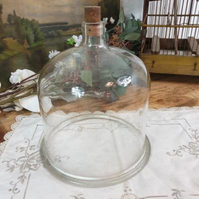 2 cloche en verre