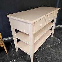 2 commode rose poudre
