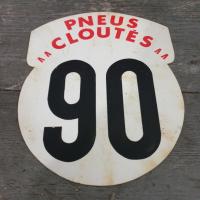 2 disque 90 pneus cloutes