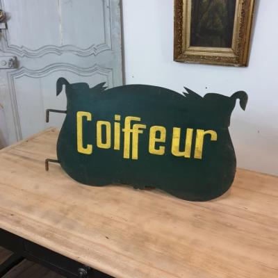 2 enseigne coiffeur