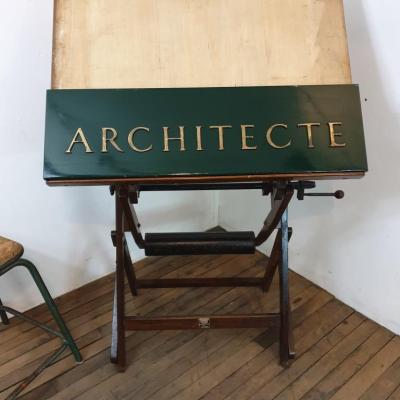 2 enseigne plaque d architecte