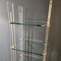 2 etagere verre plexi