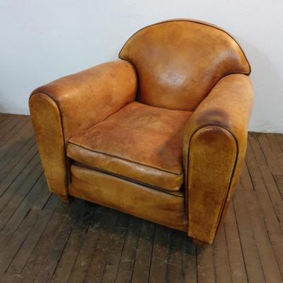 2 fauteuil club dossier rond 1