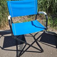 2 fauteuils pliants bleux