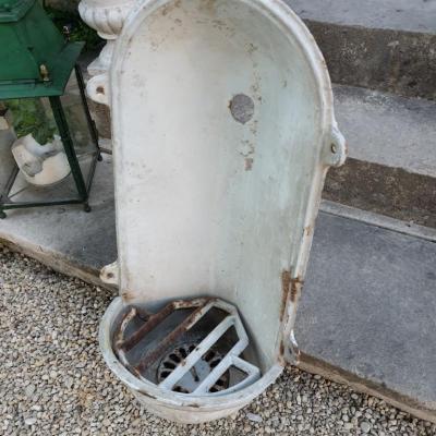 2 fontaine d angle fonte emaillee