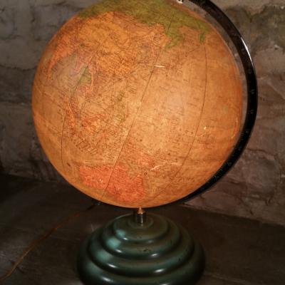 2 globe terrestre lumineux perrina