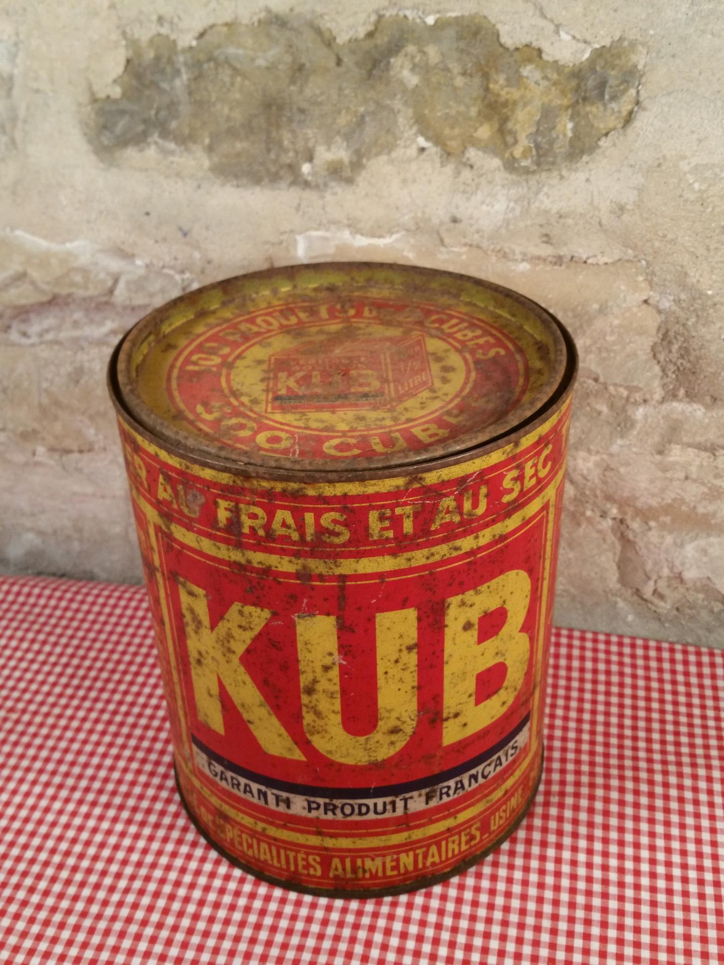 ancienne boite de bouillon KUB