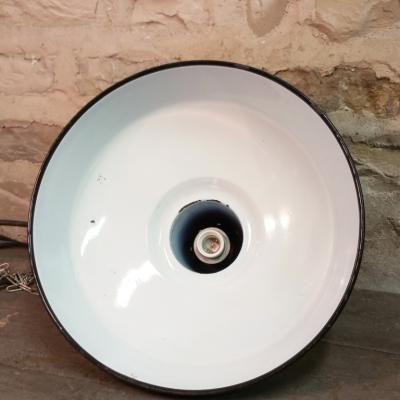 2 grande suspension gamelle emaillee