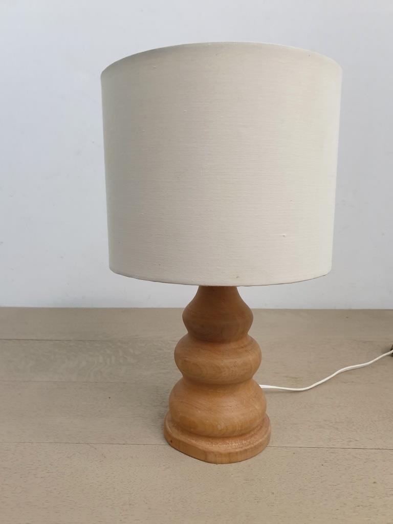 2 lampe en bois
