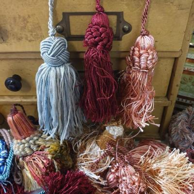 2 lot de pompons glands