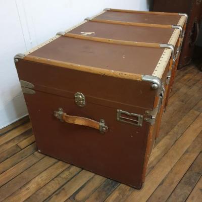 2 malle de voyage marron