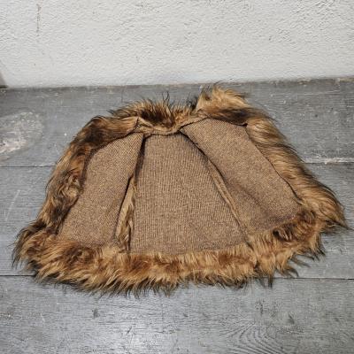 2 manteau de fourure poupee