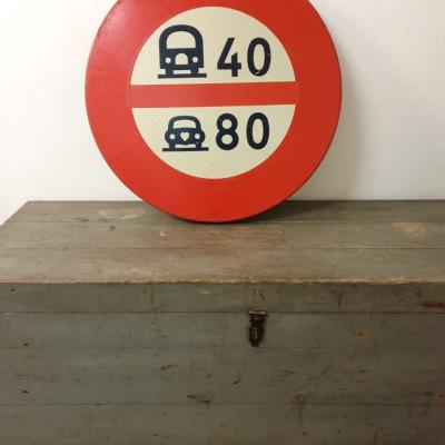 2 panneau limitation vitesses