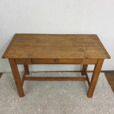2 petite table de ferme en bois
