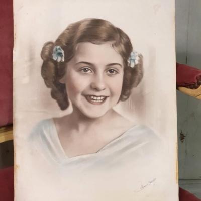 2 photo colorisee fille