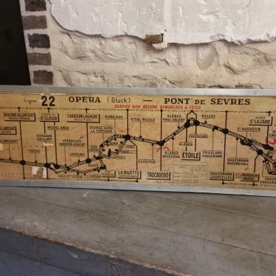 2 plan de ligne de bus de paris
