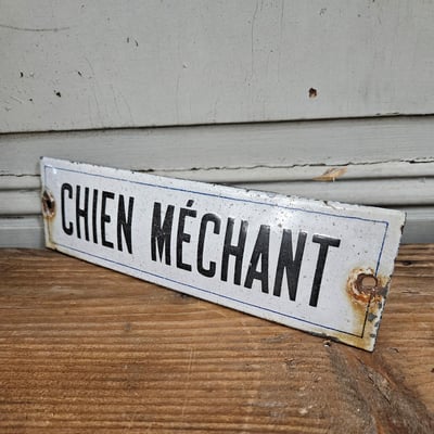 2 plaque chien mechant 1