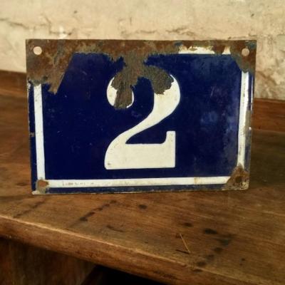 2 plaque de n de rue n 2