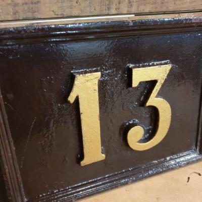 2 plaque de rue 13