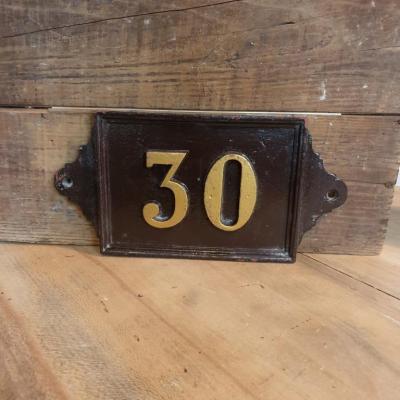 2 plaque de rue 30