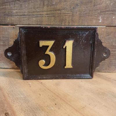 2 plaque de rue 31