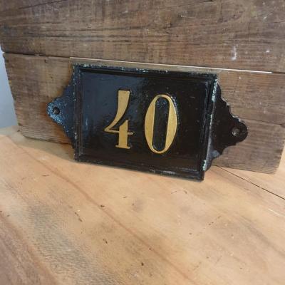 2 plaque de rue 40