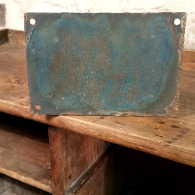 2 plaque de rue emaille n 27