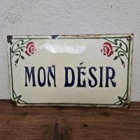 2 plaque de villa mon desir