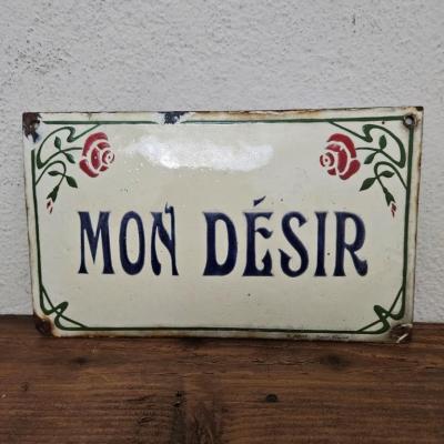 2 plaque de villa mon desir