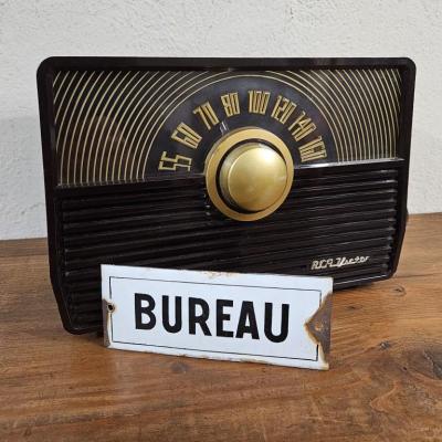 2 plaque emaillee bureau 2