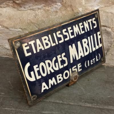 2 plaque emaillee constructeur