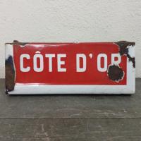 2 plaque emaillee cote d or
