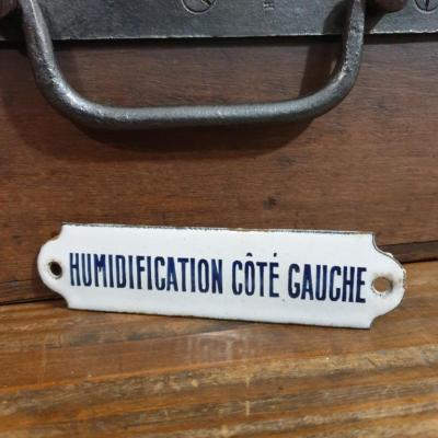 2 plaque emaillee humidificateur gauche