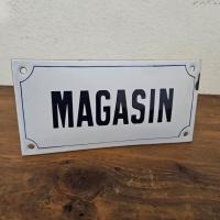 2 plaque emaillee magasin 1