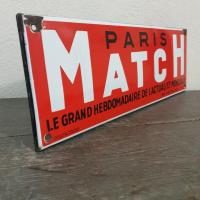 2 plaque emaillee paris match 2