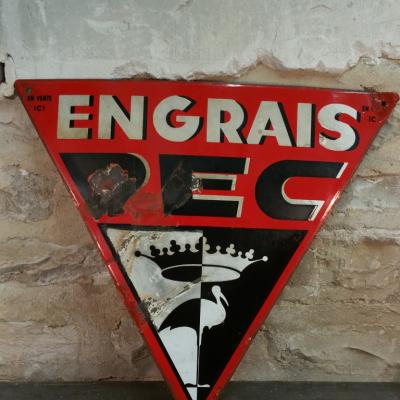 2 plaque emaillee pec