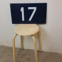 2 plaque emaillee sncf n 17