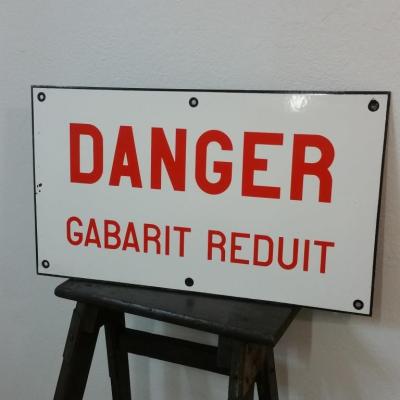 2 plaque sncf danger