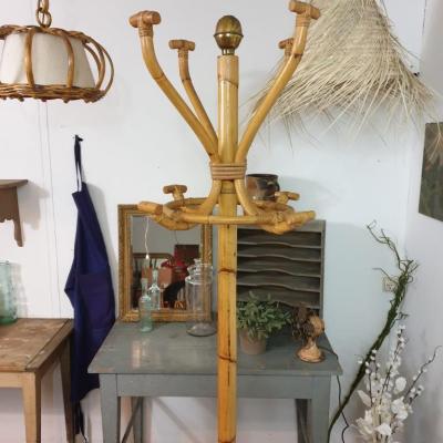 2 porte manteau bambou