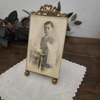 2 porte photo laiton communion