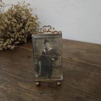 2 porte photo noeud laiton