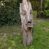 2 sculpture tronc d arbre