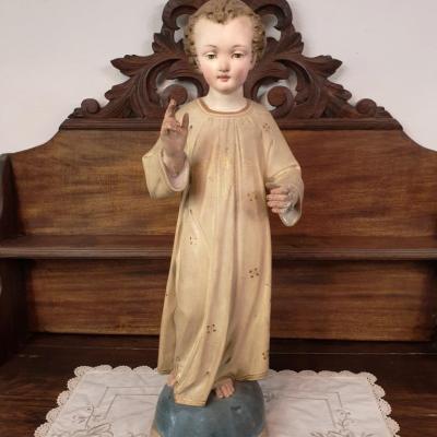 2 statue religieuse enfant
