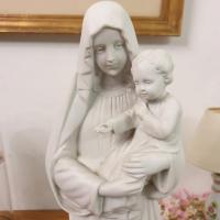 2 statue vierge et l enfant