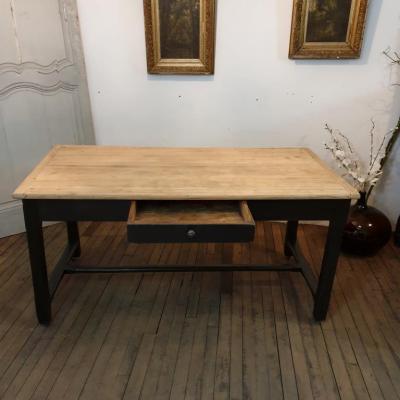 2 table de ferme pieds noirs