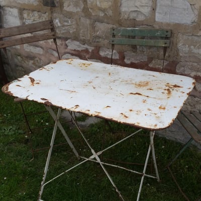 2 table de jardin
